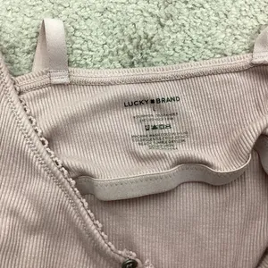 Lucky Brand Cropped Tank Top Size Large thumbnail 6