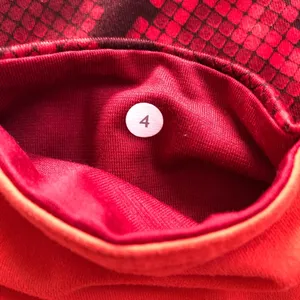 Lululemon Wunder Under Crop III *Reversible Cranberry / Alarming Sz 4 thumbnail 5