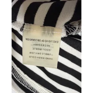 Brixon Ivy Striped Dress Womens Medium Black White Excellent Pockets Pleated thumbnail 5