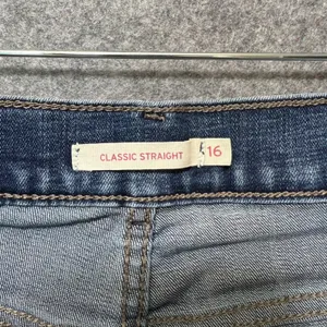 Levi's Cutoff Denim Shorts Sz 16‎ Distressed Raw Hem Mid Rise Frayed Ripped thumbnail 5