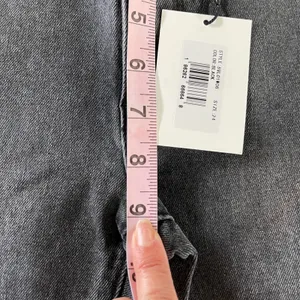 LNDN Denim Flare Jeans Womens 24 Black Vintage Wash‎ Sustainable High Rise NWT thumbnail 10