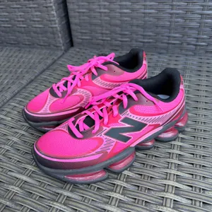 New Balance 9060 Pink Burgundy Black Mesh Running size 5.5/ 7 women thumbnail 2