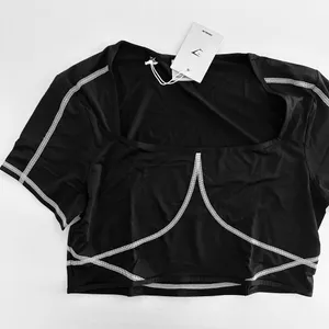 Gymshark XL Stitch Feature Crop Top thumbnail 3