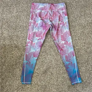 Yoga Pants Pink Ribbon Breast Cancer Awareness Compression Leggings Workout thumbnail 7