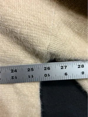 Sanctuary 2X Cream Fuzzy Mock Neck Oversized Sweater thumbnail 5