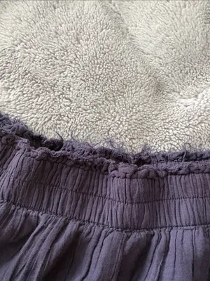 EUC Women’s aerie Tiered Mini Skirt in Navy Tie-Dye Size M thumbnail 3