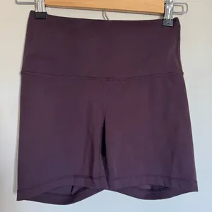 Yogalicious Lux Grape Wine Purple High Waist Biker Shorts Size XS thumbnail 1