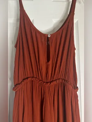 Patrons of Peace Spaghetti Strap Wideleg Maxi Jumpsuit thumbnail 7