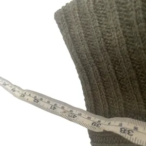Design History Large Green Chunky Cable Knit Open Front‎ Duster Cardigan Sweater thumbnail 9