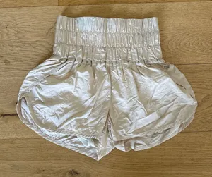 Free People Movement - The Way Home Shorts in Beige thumbnail 1