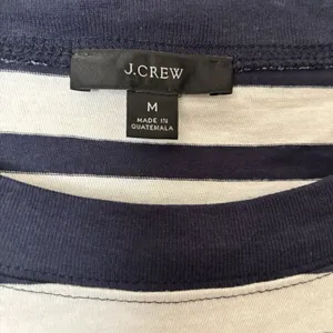 J Crew Top Womens Medium Multicolor Nautical Stripe Cotton Blouse thumbnail 7