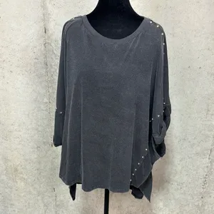 Blue B . Elegant Gray Women's Top Sz L Size L thumbnail 2