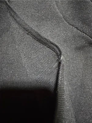 7 for all mankind Black Cropped Open-Front cardigan Sweater XS thumbnail 10