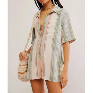 Free People Romper Women S Tea Combo New Stripe Chevron OB1939627 thumbnail 2