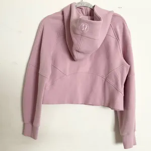 Lululemon Scuba Oversized Half-Zip Hoodie Pink Peony XS/S thumbnail 8
