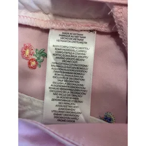 Polo Ralph Lauren NWT Soft Cotton Shorts Size 8 Zip Mid Rise Pink Embroidery thumbnail 8