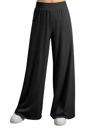 Brand New OQQ Women's Medium Small Black High Waisted Ankle Length Pants thumbnail 1