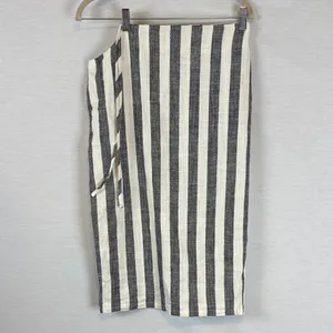 Lioness Fazio Linen Striped Midi Skirt thumbnail 7