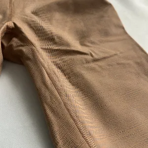 NWT CRZ‎ YOGA Nude Matte Faux Leather Leggings "25 SZ XS thumbnail 6