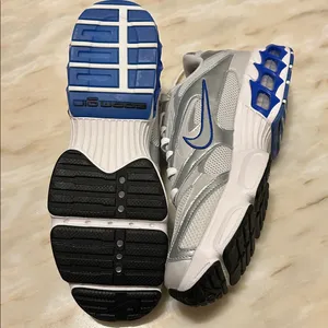 Nike Womens Zoom‎ Air Fire Metallic Silver/Blue Sneakers Size 10 thumbnail 10