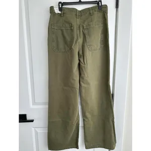 We The Free Palmer Wide Leg Jeans Free People Green NWT Size 28 thumbnail 6