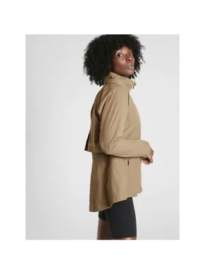 Athleta Open Road Shell Jacket XS Brownstone Beige Utility Water Repellent thumbnail 4