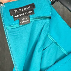 NWOT White House/Black Market Perfect Form teal pencil skirt size 4 thumbnail 5
