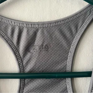 Zyia Active Grey Mesh Sports Bra Size Large thumbnail 3