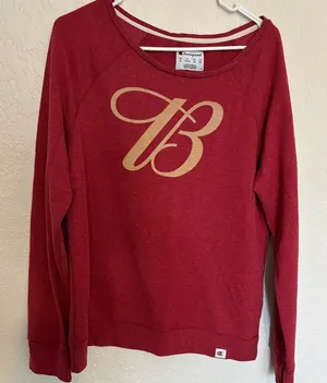 Champion Maroon Sweatshirt with Gold Accents thumbnail 1