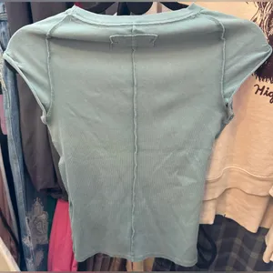 NWOT Free People We The Free Ever Had Tee - Tourmaline blue grey - medium thumbnail 10
