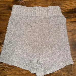 Skims Cozy Knit Shorts Women's Gray‎ Small/Medium thumbnail 2