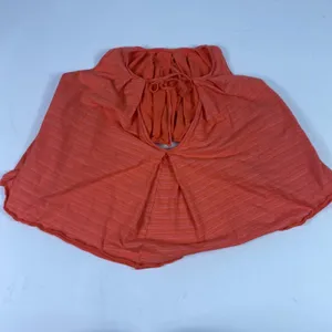 Free People Tank Top Womens Small‎ Orange Striped High Low Flowy Halter Boho thumbnail 9
