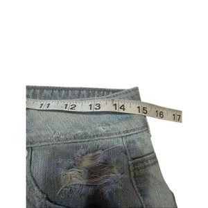 American Eagle Woman’s distressed, cut off denim shorts Sz 6 thumbnail 4