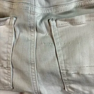 American Eagle Hi Rise Jegging Next Level‎ Stretch Size 4 Regular WHITE Stains thumbnail 8