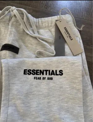Essential XXS new Fear of God Light oat Set thumbnail 6