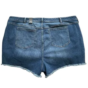 Torrid 3.5 Inch Vintage Stretch Mid-Rise Shorts Women’s Plus Size 26 Distressed thumbnail 7