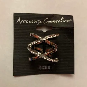 Accseeory connection woman ring silver color size 8 thumbnail 1