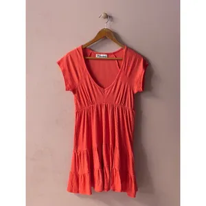 No Boundaries Reddish Pink Ribbed Summer Dress Size M thumbnail 9