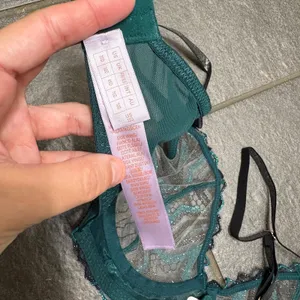 Savage X Fenty Shining Star Embroidered Unlined Demi Bra Wildflower Blue 32D thumbnail 8