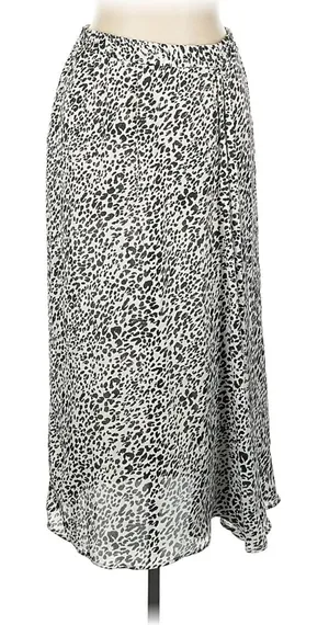 ZARA Leopard Print Skirt Maxi thumbnail 1