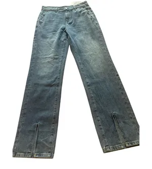 NWT Commense Split Hem Jeans Size M Blue Size M thumbnail 1