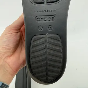 Crocs Brooklyn Slide Low Wedge Sandal Black Women 11 Platform Y2K Slip On Chunky thumbnail 10