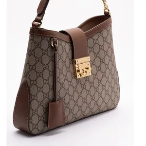 GUCCI Padlock medium GG logo supreme shoulder bag thumbnail 5