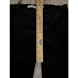 VINCE‎ Black Slim Pants Women S Stretch Pull On Career Minimalist Chic Velour thumbnail 6