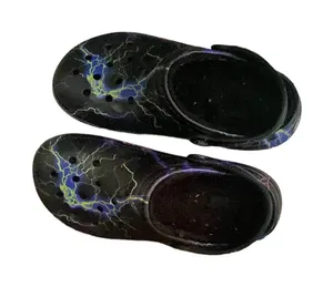 crocs classic fuzz lighting lined black / lined  size 6 thumbnail 1