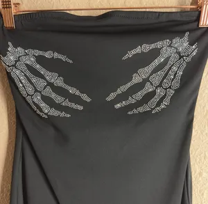 Boutique Black mini dress Halloween costume thumbnail 2