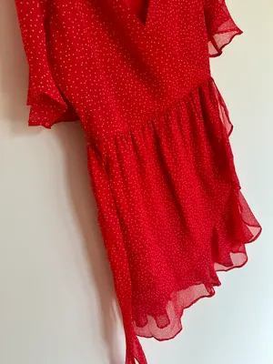 Red Belted Dress thumbnail 8