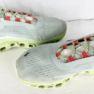 On Running Womens Cloudmonster Running Sneakers Size 8.5 Glacier Grey Meadow thumbnail 7