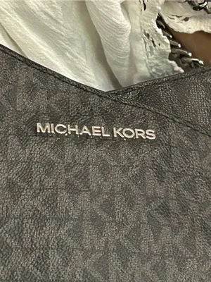 Michael Kors Black Monogram Tote Shoulder Bag thumbnail 5