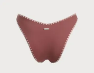BERLOOK Contrast Stitch Bikini Bottom ONLY 66 Red Size M thumbnail 9